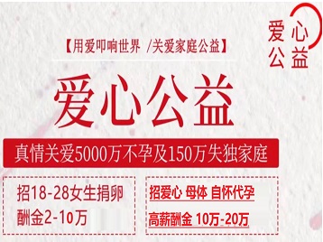 繁昌捐卵助孕生子 爱心志愿者招募